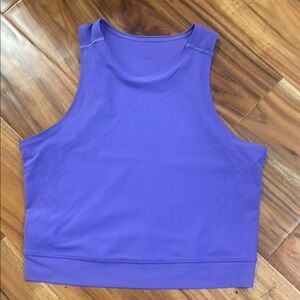 Lululemon Purple Sleeveless Crop Top